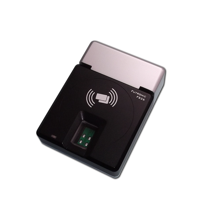 Lector/grabador de tarjetas Mifare de huellas dactilares FS26