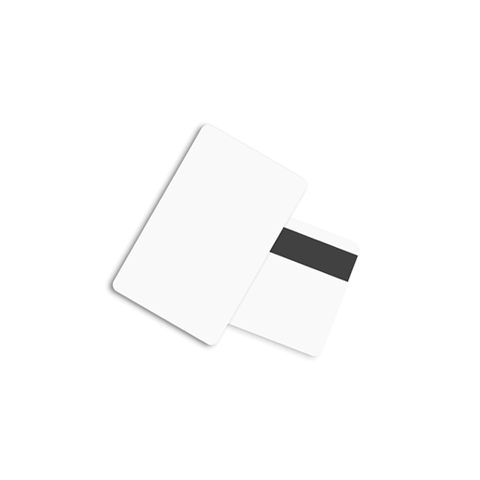 Tarjetas PVC Blanco con banda magnética de baja coercitividad Zebra 104523-112