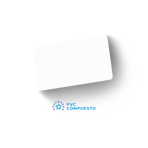 Tarjetas PVC Compuesto Blanco 30 Milésimas Fargo 82136