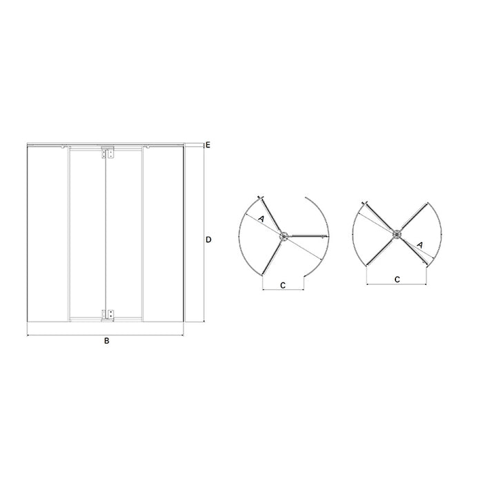 Puerta Giratoria Crystal Tourniket