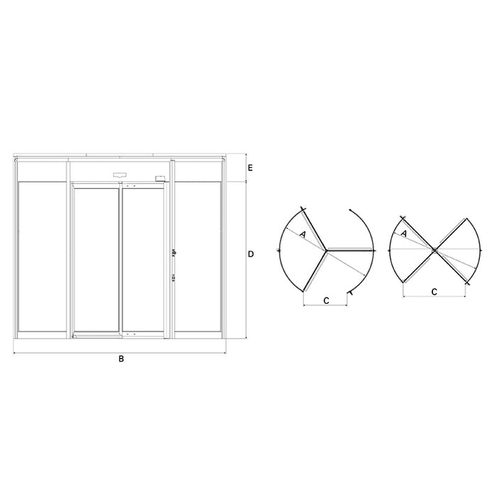 Puerta giratoria NRG+ Tourniket