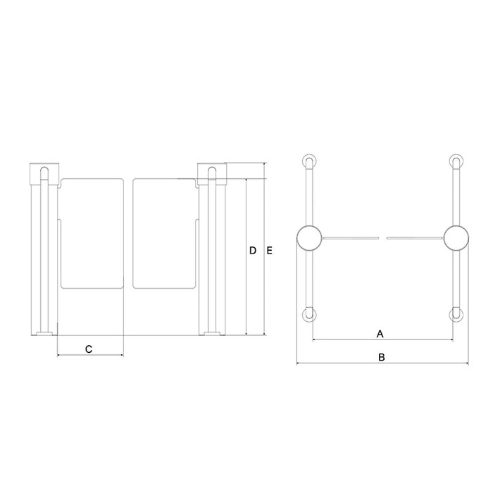 Torniquetes de barrera Twinglock 900