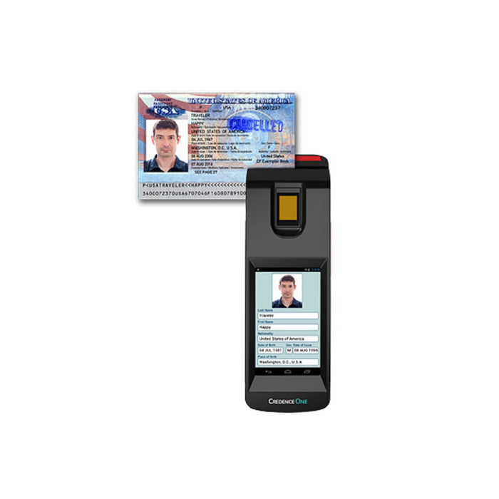Escáner biométrico móvil CredenceONE-MRZ ™